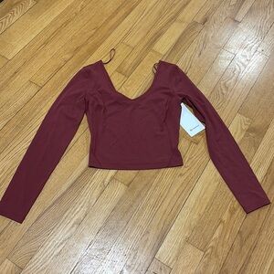 Lululemon long sleeve align crop